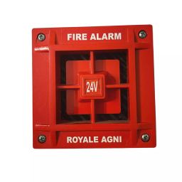 Agni Hooter Audible Wall Mounted ABS Body 24 V DC Red-47