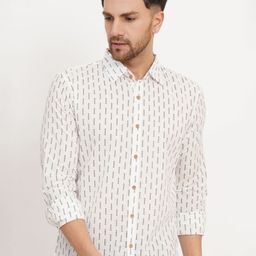 COTLAND FASHION Men Classic Opaque Printed Casual Shirt-image-35