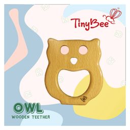 Owl Wooden Teether - (color may vary)-picture-28