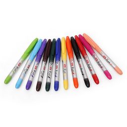 Flair Brush Pen 12 Pieces (Colour & Print May Vary)-16