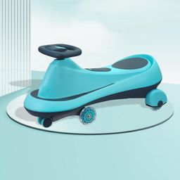 Pluto Drift Kids Swing Car with ABEC 7 Bearing & Music with PU LED Wheels - Blue-17