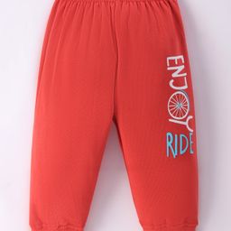 Tango Full Length Fleece Pant with Text Print-Dark Pink-picture-17