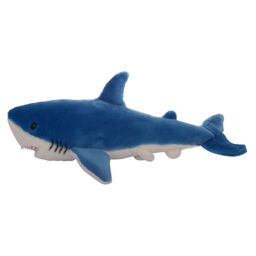 Tickles Ocean Shark Super Soft Stuffed Plush Animal Toy for Girls & Boys Kids Babies Birthday Gift (Length 35 cm Color: Blue)-14