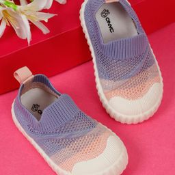 ONYC Mesh Detailed & Colour Blocked Shoes - Purple-image-69