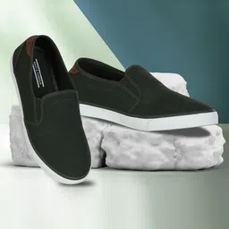 Mast & Harbour Men Woven Design Slip-On Sneakers-picture-12