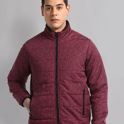 AD By Arvind Men Checked Polyester Padded Jacket image 1