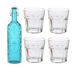 SOMIL Blue Glass Airtight Can Bottle-picture-30