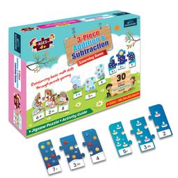 Bookford 3-Piece Addition & Substraction Learning Game Jigsaw Puzzle - 90 Pieces image 5
