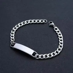 Nitant Men Artificial Stones Studded Wraparound Bracelet-43