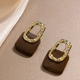 FIMBUL Square Studs Earrings-1