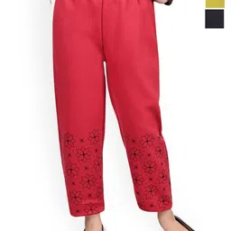 BAESD Girls Pack Of 2 Printed High Rise Trousers-picture-39