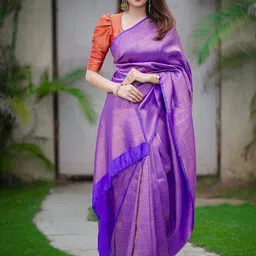AMRUTKALA SAREES Woven Design Saree With Unstitched Blouse Piece-picture-37