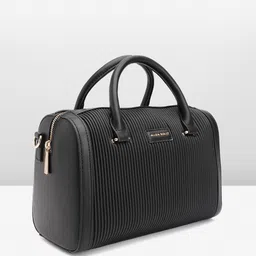 Allen Solly Textured Structured Handheld Bag with Detachable Sling Strap image 5