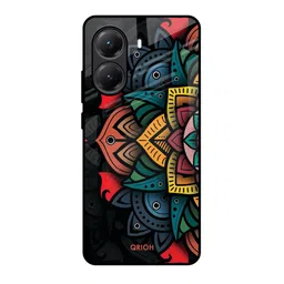 QRIOH Retro Gorgeous Poco X7 Pro 5G Glass Back Case Mobile Accessories-image-28