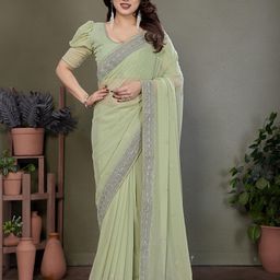 KALINI Embellished Beads and Stones Embroidered Saree-image-48