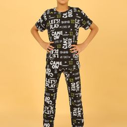 Ninos Dreams Boys Printed Night suit-image-65