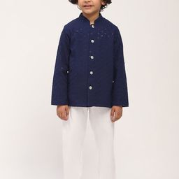 SPUNKIES Boys Longline Open Front Jacket-15