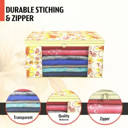 Kuber Industries Cream-Coloured Set of 6 Regular Drawer Organiser Organisers image 4