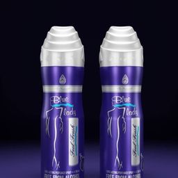 Al-Nuaim Women Set Of 2 Blue Lady Alcohol Free Perfumed Spray - 200 ml Each-picture-17