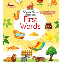 First Words Wipe & Clean Workbook with free Pen - English-11