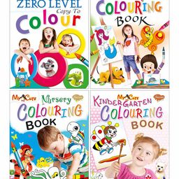 Sawan My Cute Series Colouring Books Pack of 4 - English-28