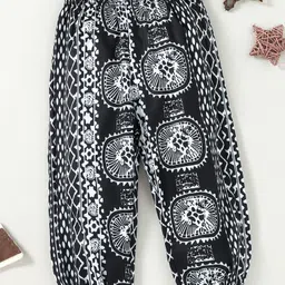Kookie Kids Full Length Lounge Pant Abstract Print - Grey-picture-14