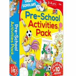 Pre School Activities Pack Of 10 Books - English-25