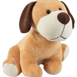 Frantic Dog Soft Toy Brown - Height 20 cm-10