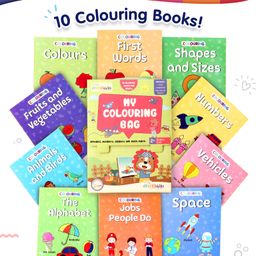 Intelliskills My Colouring Bag Set of 10 - English-17