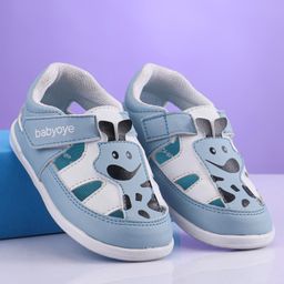 Babyoye Casual Shoes Giraffe Patch - Sky Blue-picture-25