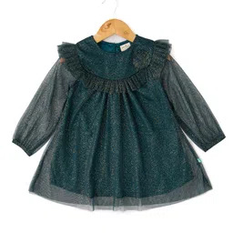 JusCubs Girls Self Design Cotton A-Line Dress-picture-7