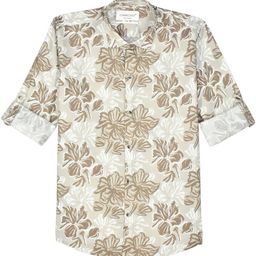 CHARCHIT Boys Comfort Fit Floral Printed Spread Collar Cotton Casual Shirt-picture-12