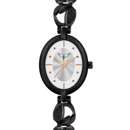 WHITE BIRD Women Brass Dial & Bracelet Style Straps Analogue Watch JK-132 Black D Silver-picture-20