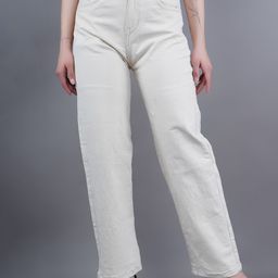 Moda Rapido Women Classic Boyfriend Fit Mid-Rise Clean Look Stretchable Cotton Jeans-image-47