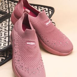 WELCOME Women Slip-On Sneakers-33