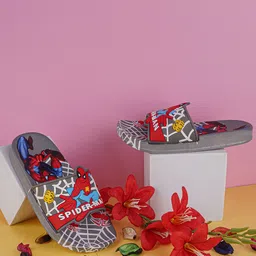 LMG Lifestyle Unisex Kids Printed Rubber Sliders-24