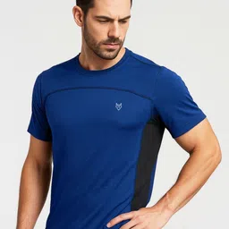 Body Mechanics Colourblocked Moisture Wicking Muscle Fit T-Shirt-image-99