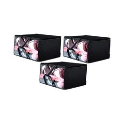 Stylista Black Set of 3 Water Resistant Multi-Utility Organisers-1
