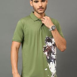 Club York Men Printed Polo Collar Applique T-shirt-picture-3
