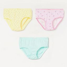 Fame Forever by Lifestyle Girls Pack Of 3 Printed Cotton Basic Briefs 1000015211499-MIX-image-95