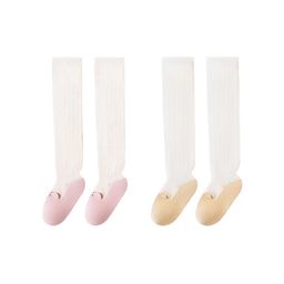 SYGA Infants Pack Of 2 Cotton Knee Above Length Socks-image-74