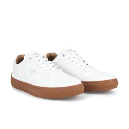 Pepe Jeans Men Perforations Round Toe Lace-Ups Sneakers-image-50