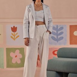 Sage by Mala Single-Breasted Blazer-image-95