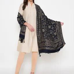 Zigo Women Floral Woven Design Shawl-picture-48