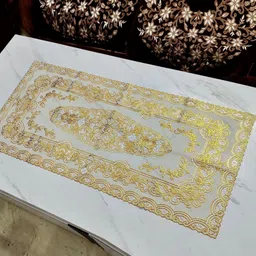 KANUSHI INDUSTRIES Yellow Textured Table Runner-46