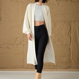 SASSAFRAS Women Longline Shrug-57