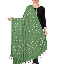 Vicharan Bandhani Printed Cotton Dupatta-picture-23