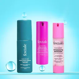 FoxTale Set Of 3 Clarifying Serum- 30 ml -Moisturizer- 50 ml & Cleanser- 100 ml-24