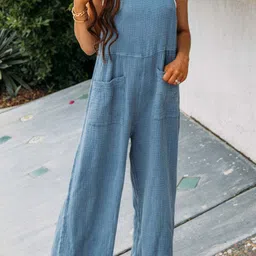StyleCast Women Sholuder Straps Sleeveless Basic Jumpsuit-picture-33