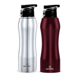 Speedex Silver & Maroon 2 Pieces Stainless Steel Water Bottle - 1000 ml Each-image-57